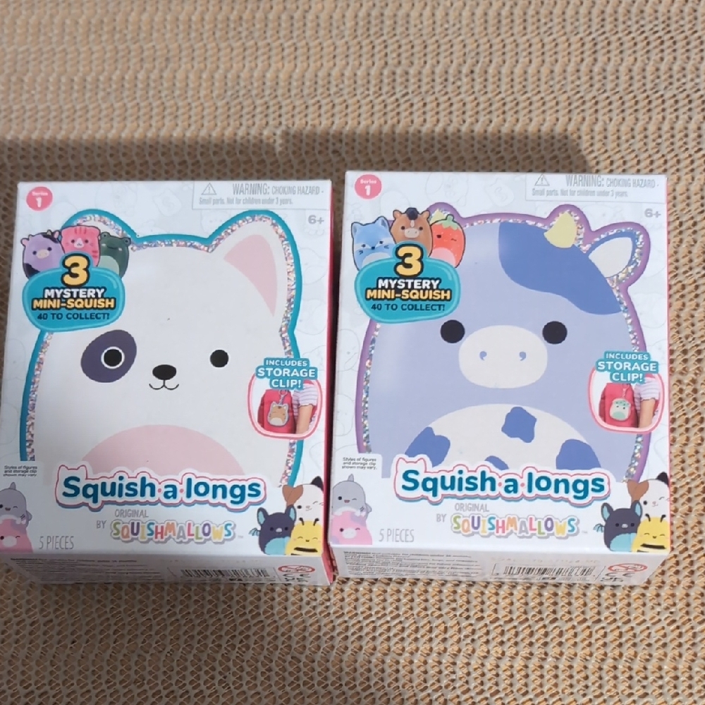 Pick 1 Mystery Mini Squish Toy Set By Squishmallow New